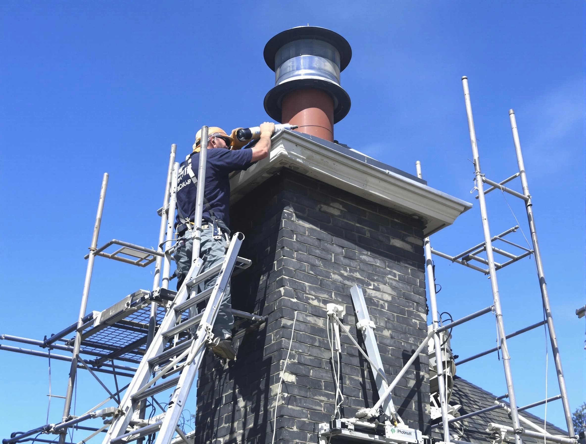 Sturdy chimney crown finished by Commerce City Chimney Sweep in Commerce City, CO