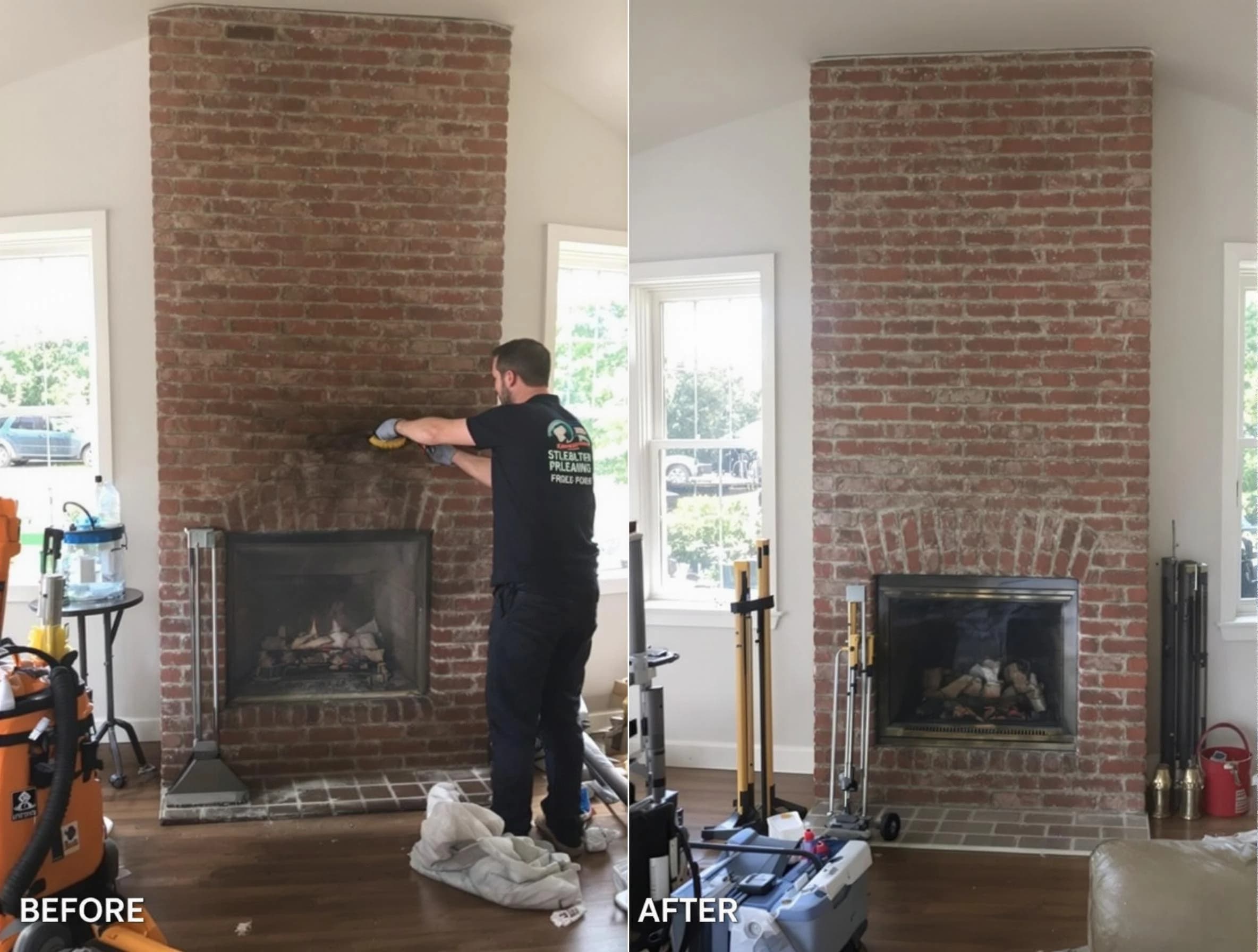 Finished chimney sweeping service by Commerce City Chimney Sweep in Commerce City, CO