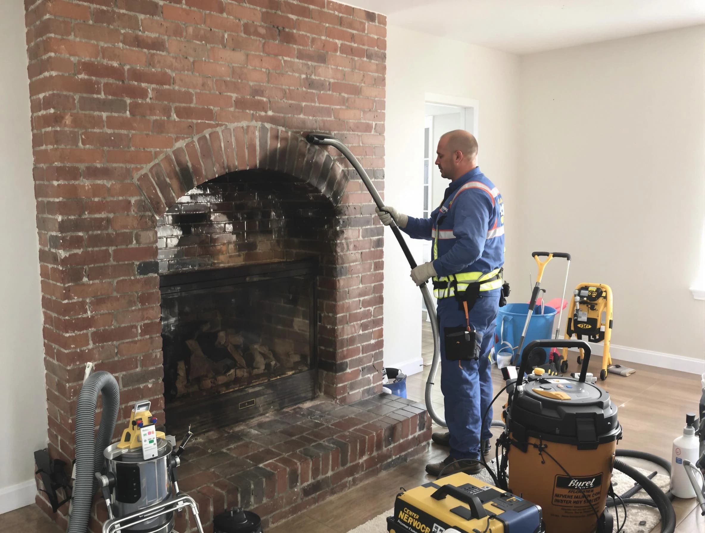 Commerce City Chimney Sweep expert performing detailed chimney sweep in Commerce City, CO