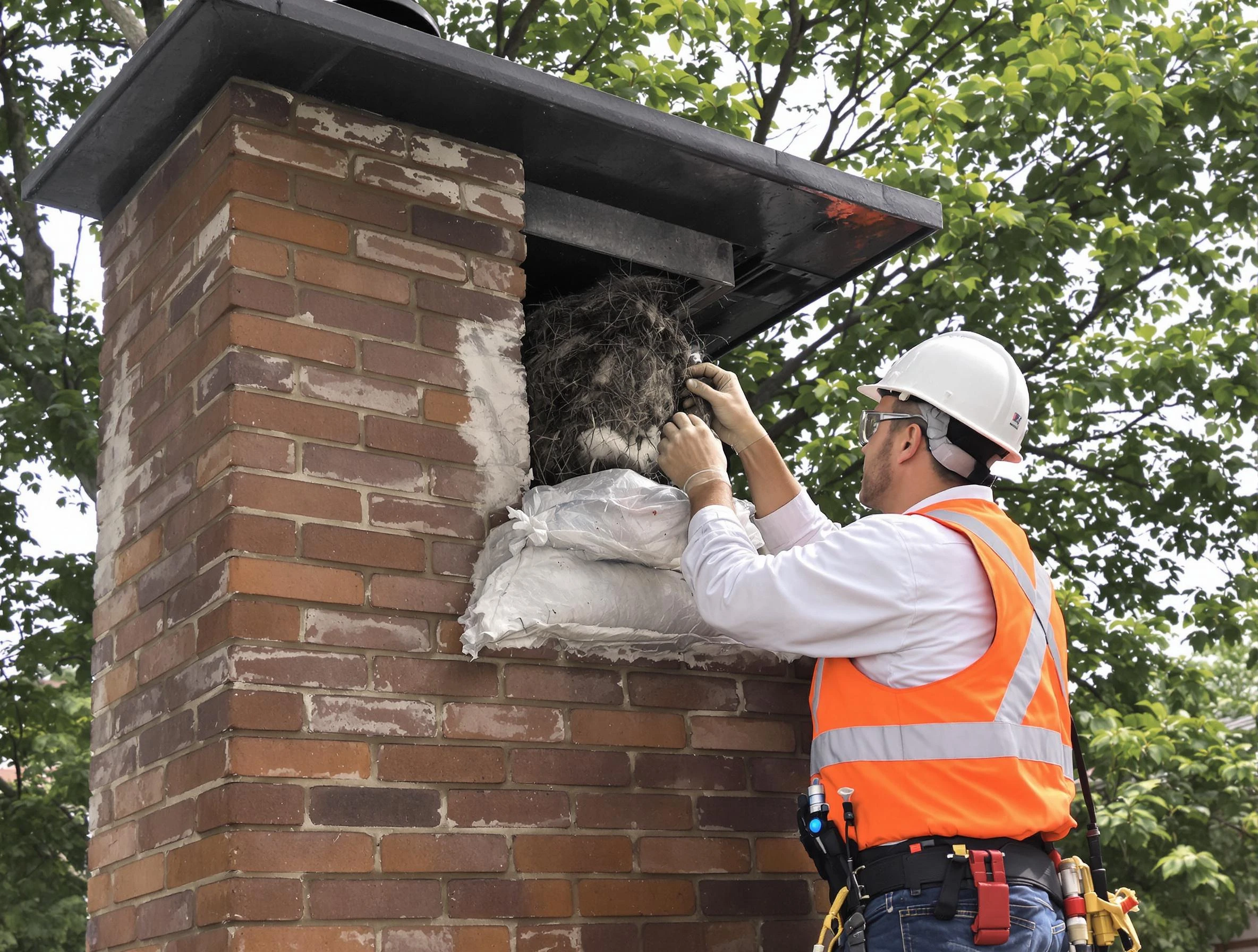 Humane removal of debris and animals by Commerce City Chimney Sweep in Commerce City, CO