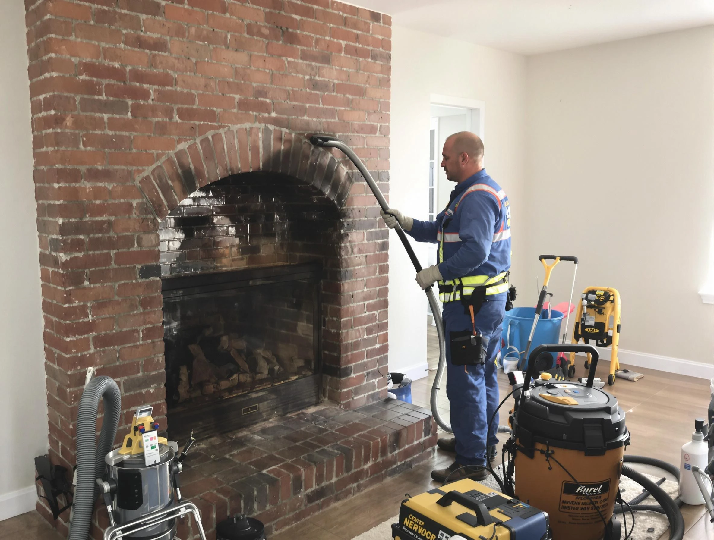 Commerce City Chimney Sweep expert performing detailed chimney sweep in Commerce City, CO